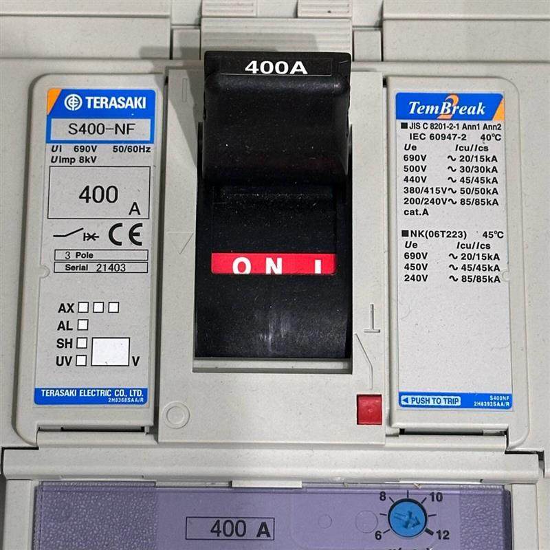 全新原装寺崎TERASAKI塑壳断路器S400-NF 3P 400A FC询价