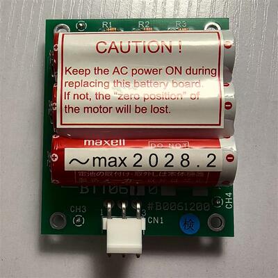 伺服调速器电池BTT06  maxell ER6 3.6V 2000mAH #B0061200电询价