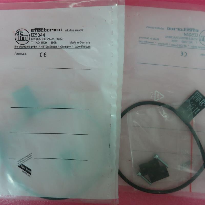 全新原装正品IFM易福门 IZ5044 IZB30,8-BPKG/V2A/0,3M/AS 现询价