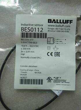 全新原装BALLUFF巴鲁夫BES0112 BES 516-377-G-E4-C-S49-00,3询价