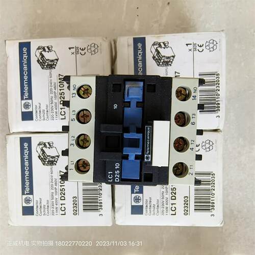 法国产Telemecanique特勒美科施耐德接触器LC1D2510M7 220V备询价