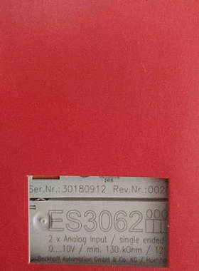 全新原装品倍福 EL3062 EL3058 EL4028 EL3124 ES3062议价