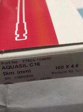 77503-104630 AQUASIL C18 3UM 100X4.6MM赛默飞世尔色谱柱询价
