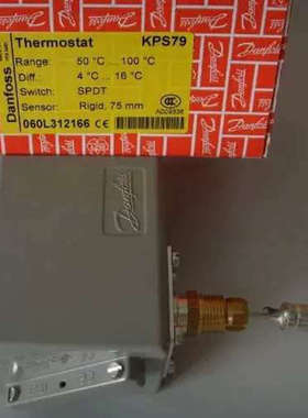 Danfoss KPS79 060L312166 丹佛斯温度开关 KPS79 060L312166全新