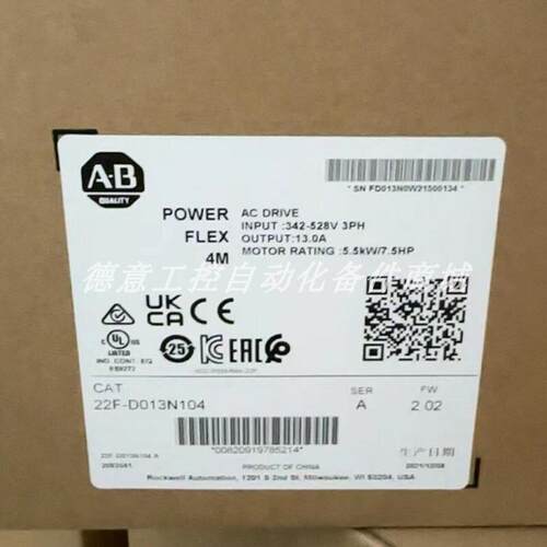 22F-D013N104 22F-D013N114 AB罗克韦尔5.5KW交流变频器 现货询价