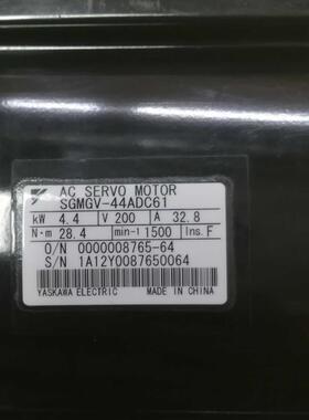 SGMGV-44ADC61 安川伺服电机 成色9新 质保3个月 议价询价