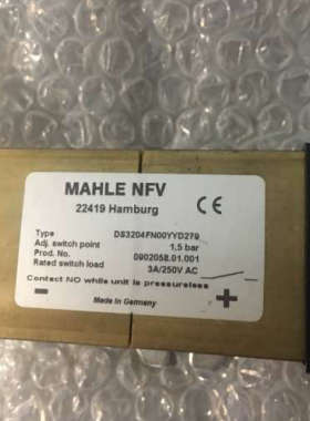 MAHLE NFV DS3204FN00YYD279 Differebtial-Pressure-Switch议价