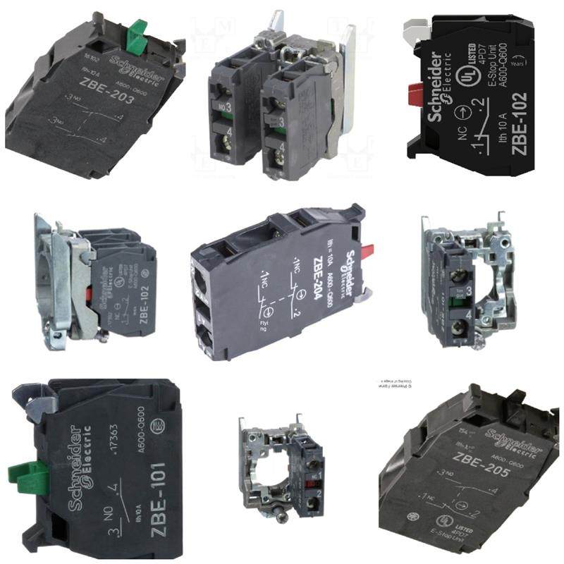 施耐德Xb4底座触点Zbe101 102 Zbe203 204 205 Zb4Bz103 Zbe 询价