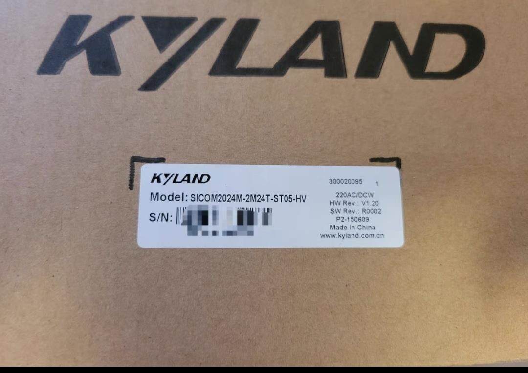 kyland 东土科技 icom2024m-2m24t-st05-hv