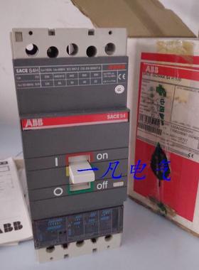 全新 S4H 3P 160A原包装ABB塑壳断路器 SACE PR212/MP现货议询价