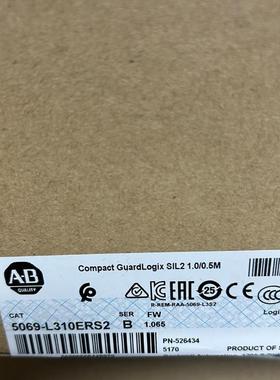 5069-L306ERS2现货AB GuardLogix SIL2 0.6/0.3M原装质保一年询价
