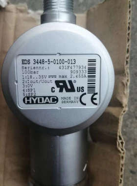 全新德国HYDAC贺德克压力传感器 EDS 3448-5-0100-013 90933议价