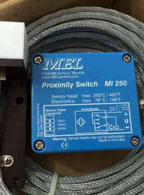 MEL MI250/NJ25高温开关，接近开关 MEL MI250/NJ25-15m议价