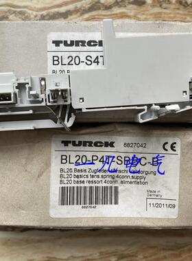 原装图尔克TURCK模块配件 BL20-P4T-SBBC-B 6827042现货询价