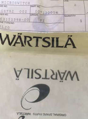 wartsila 6L20 TEMO SENSOR THERMOCOU 0050L290507议价