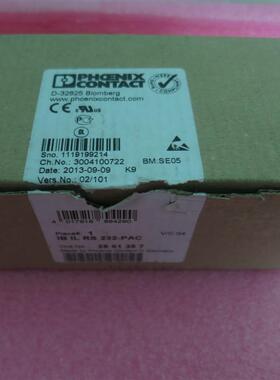 全新原装正品菲尼克斯 IB IL RS 232-PAC  2861357 现货询价