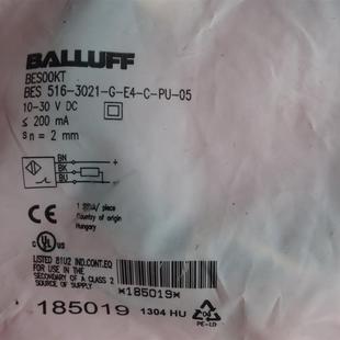 询价 516 BES00KT 3021 BALLUFF巴鲁夫BES 全新原装