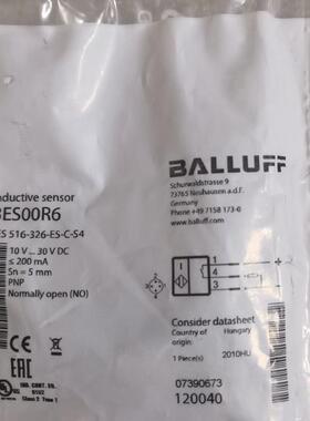 全新原装正品BALLUFF巴鲁夫 BES 516-326-E5-C-S4 BES00R6 现询价