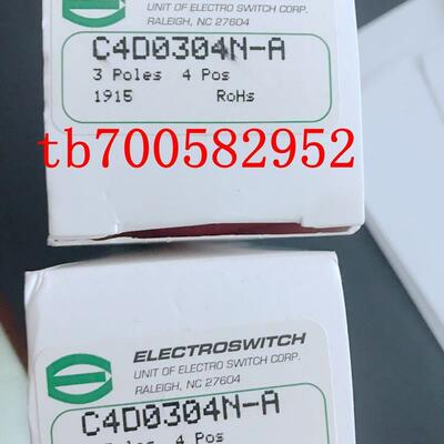C4D0304N-A  C4D0304N-A ELECTROSWITCH 全新原装正品 开关 询价