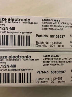 劳易测Leuze激光传感器HRTL 3B/66 HT3CL1/2N HT3CL1/4P 50136237