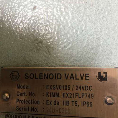 WOOJOO SOLENOID VALVE EXSV0105/24VDC议价