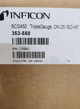 INFICON BCG450 PN:353-550 DN25 ISO-KF  BCG400 353-500议价
