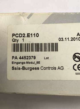 Saia-Burgess PCD2.E110 Saia-Burgess Eingangs-Modul PCD2.E110