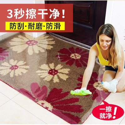 透明地垫pvc厨房入户门塑料防滑脚垫地面木地板地毯保护膜椅子垫