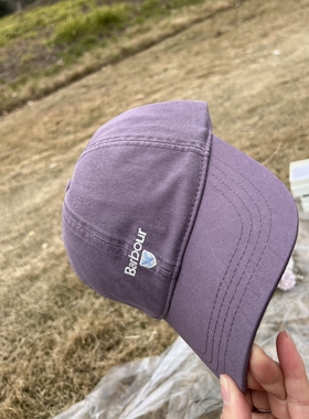 帽子韩版百搭高品质棉字母刺绣棒球帽男女紫色鸭舌帽显脸小遮阳帽