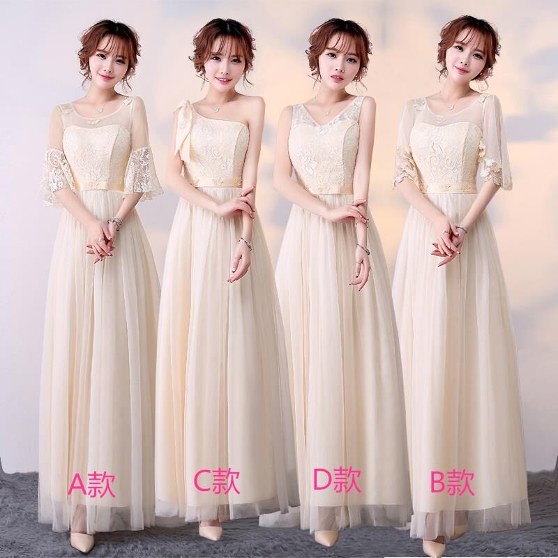 Add fertilizer XL Bridesmaid Dresses 2017 New fat mm Korean Edition 200 Fat sister Show thin Banquetin the Women's clothing/Boutique , Wedding/Cheongsam/Formal dress , Formal dress/Evening  category - from Buy2taobao.com to provide professional Taobao agent buy service