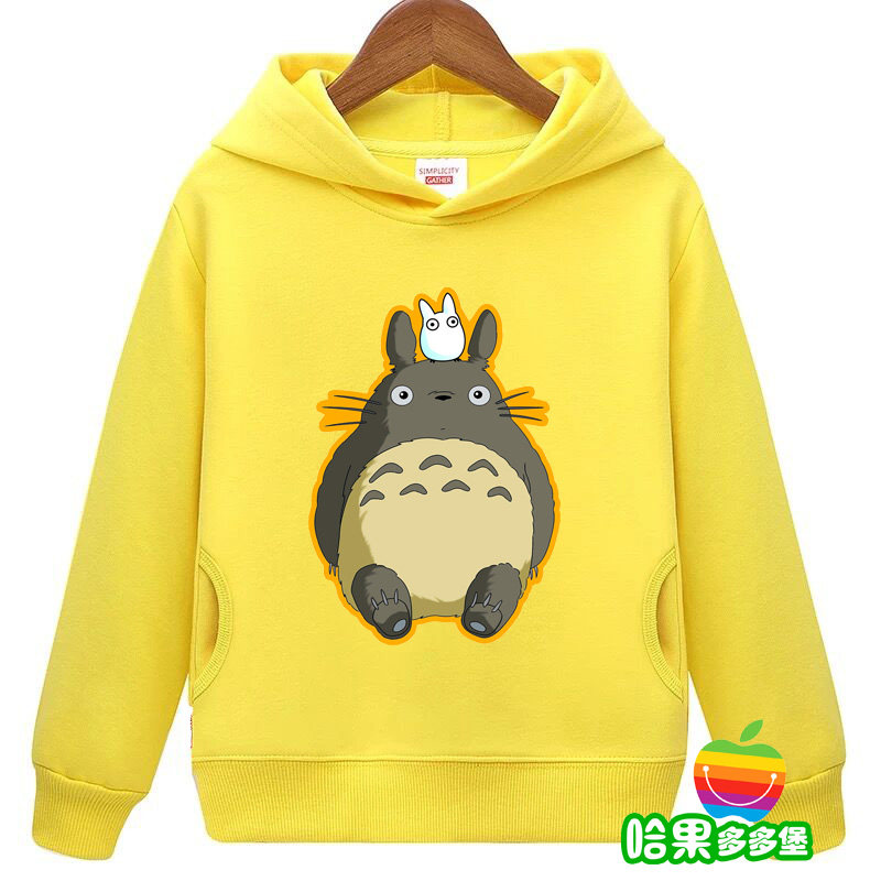 龙猫TOTO男女儿童亲子秋冬装一家三口母女加绒纯棉连帽卫衣W19|ruв категории Детская одежда, свитер/свитер - от Buy2taobao.com для оказания профессиональной услуги покупки агента Taobao