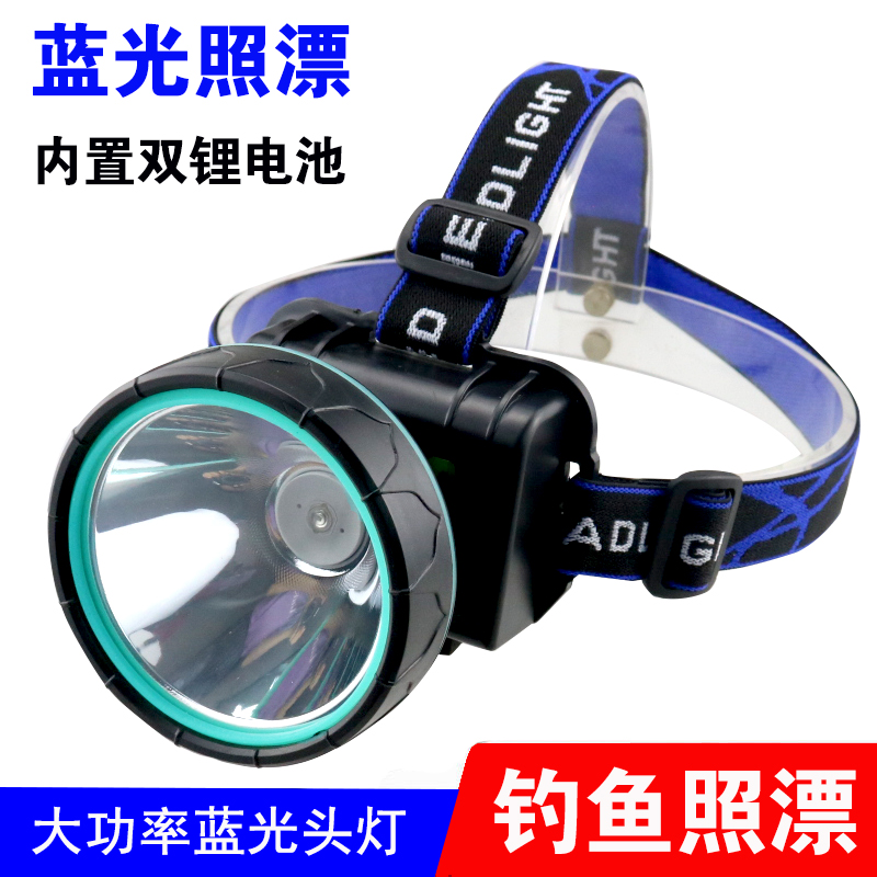 夜钓钓鱼鱼照漂蓝光灯