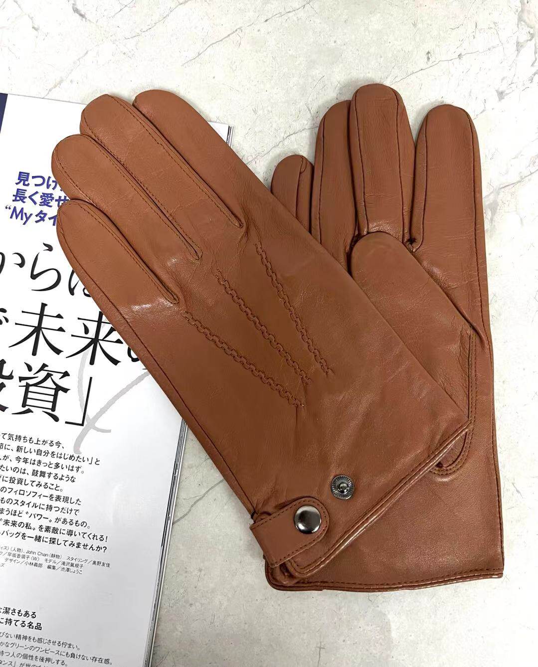 出口日本秋冬男士青年时尚气质帅气保暖羊皮手套双十一限定特价