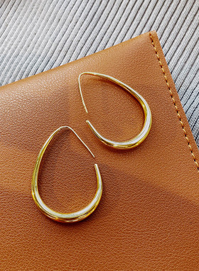 2020新品简约U形长款耳环气质韩国网红个性百搭耳坠欧美夸张耳钉