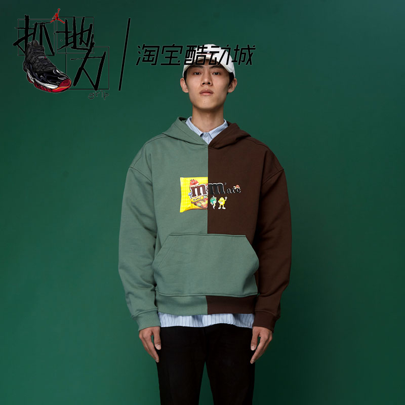 【抓地力】MOLECULE ARC 2018AW M&M 拼色 套头 连帽 卫衣