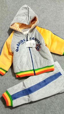 奇宝乐园冬季男童纯棉加厚三件套