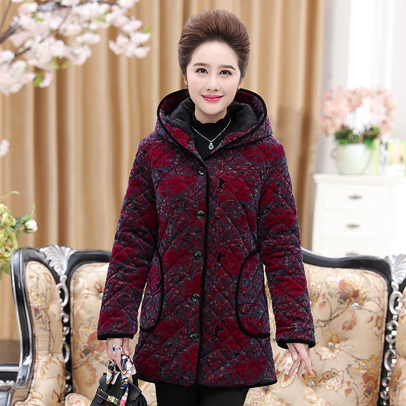 五十多女六七八十岁老人老太太穿的加绒棉衣服60-70-80奶奶秋冬装|msdalam kategori Butik wanita / wanita, wanita pertengahan umur - dari Buy2taobao.com untuk memberikan perkhidmatan ejen Taobao profesional membeli