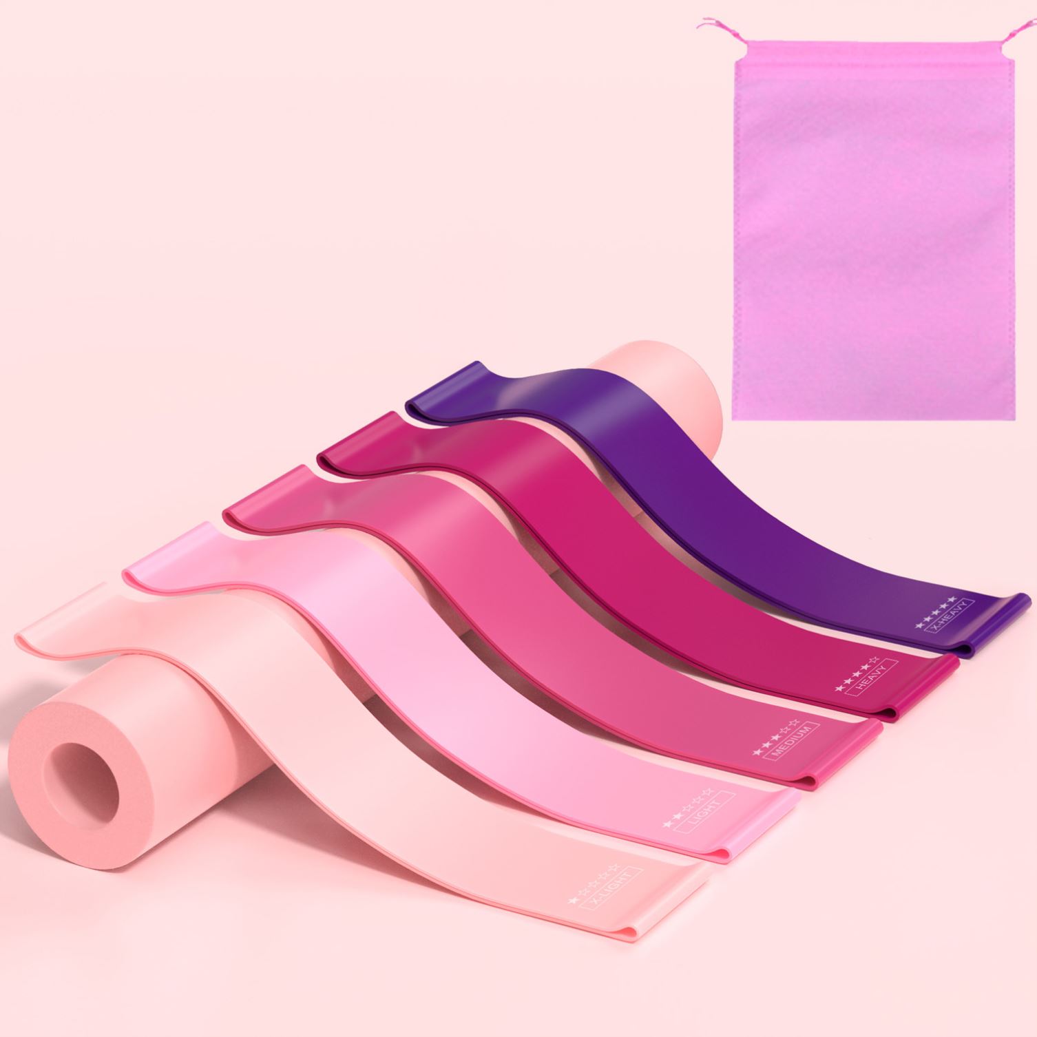 训练拉力带运动深蹲弹力圈伸展带