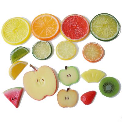 柠檬橙子片草莓菠萝西瓜饮料果盘
