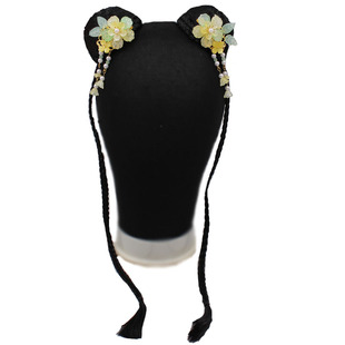 钱鼓舞头饰春嬉舞蹈服胶州秧歌表演出服装铃鼓发包