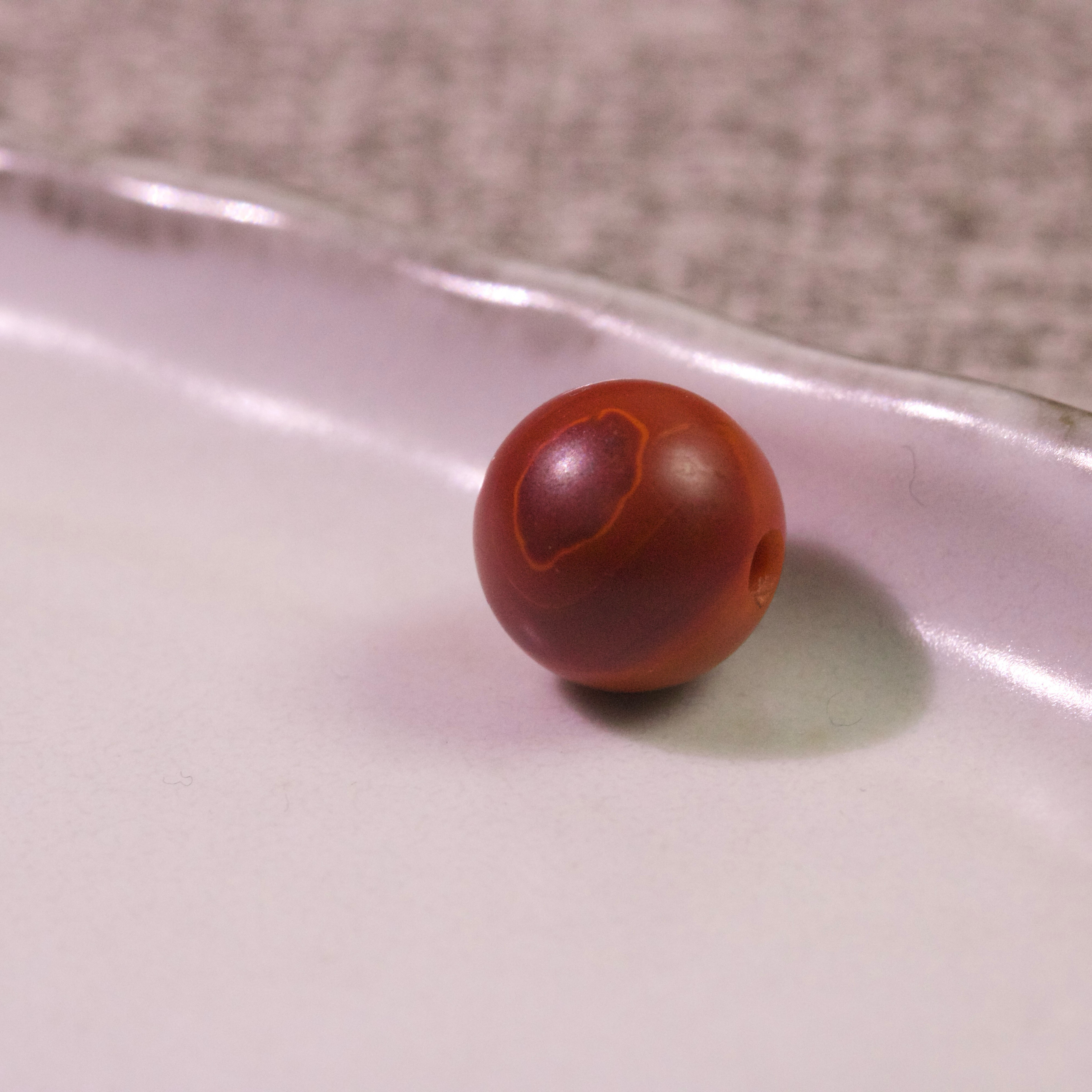 南红玛瑙财神眼天然原矿精品鸡血红柿子红文玩配珠顶珠全品无瑕疵