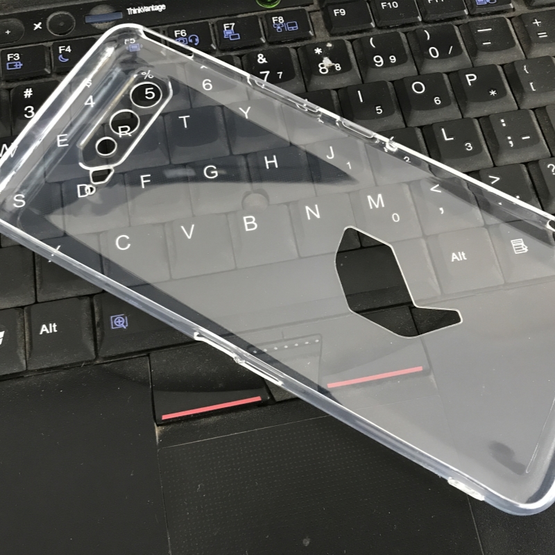 适用华硕Asus ROG Phone 5透明手机壳 ZS673KS保护套钢化膜