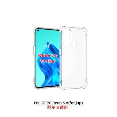 适用 OPPO Reno 5 A 日本版 透明防摔 CPH2199 手机壳 A101OP 气囊保护套TPU 软胶 手机套 保护壳 软壳钢化膜
