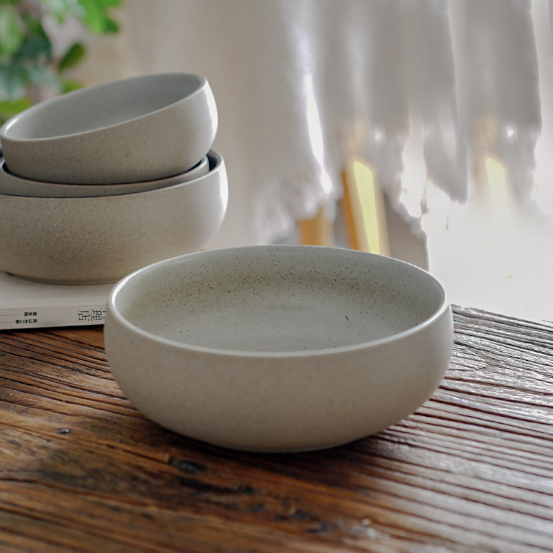 粗陶轻日式复古大众防烫加厚汤碗