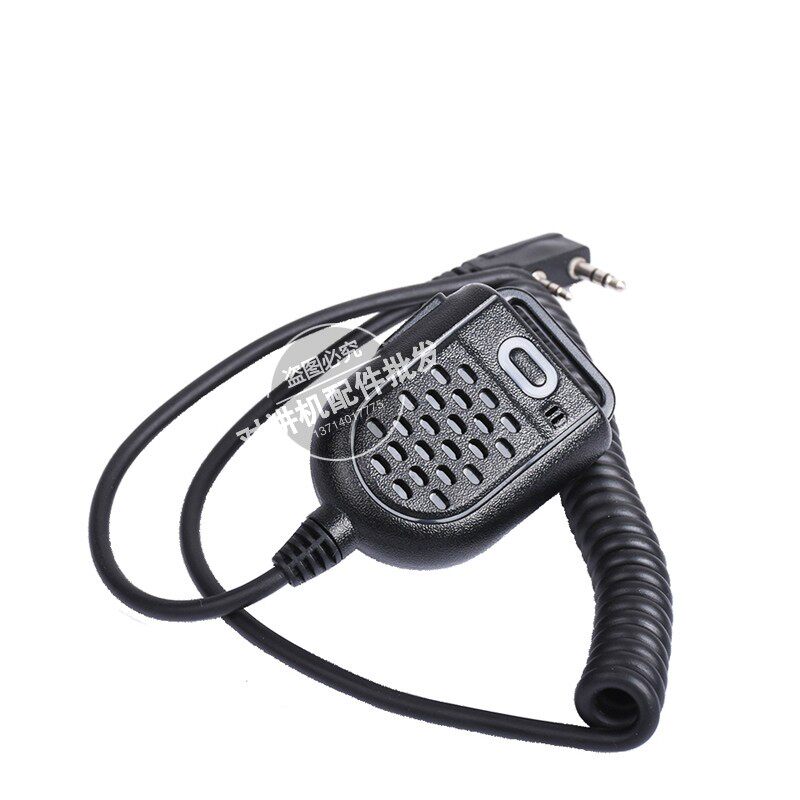 通用对讲机手咪 迷你型k头话咪清晰音质好耐拉话筒手麦自驾游配件