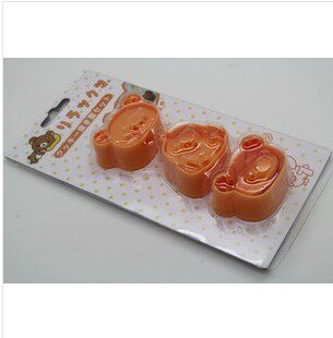 Rilakkuma 轻松小熊 轻松熊 小鸡 曲奇饼模 饼干模 饭团模三个装