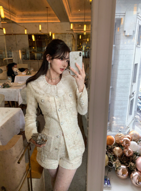 F boutique「14w+典藏系列」高定25K手工坊花瓣领yb开发小香套装