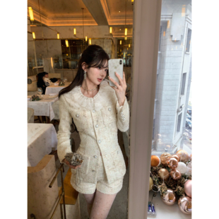 F boutique「14w+典藏系列」高定25K手工坊花瓣领yb开发小香套装