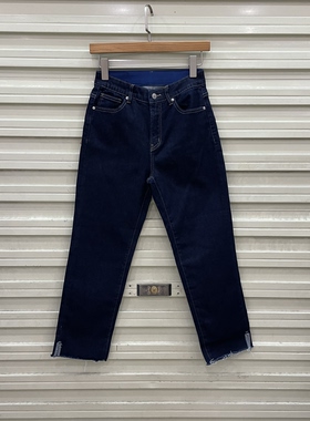 小个子MiniBrand 2026韩国春季高腰高弹直筒显瘦百搭遮肉烟管裤