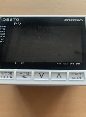 二手拆机千野CHINO670温控表DB6702000B-10A成色漂亮如图所示询价